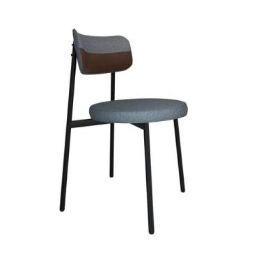 Imagem de Cadeira Kyta Fixa com 4 Pés 50 X 44,7 X 83,8 Cm com 1 Unidade - Metali