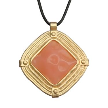 Imagem de joymiao Colares Boho para mulheres, colar de cordão com pingente, colar longo de prata, vintage, suéter, joias hippie, presentes para mulheres, Couro sintético, Sem Pedra Preciosa