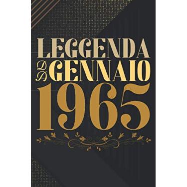 Imagem de Leggenda da gennaio 1965: quaderno a righe,regalo Compleanno 56 anni, regalo Per Uomini, Donne E Amici, Regalo di compleanno per una persona nata in gennaio