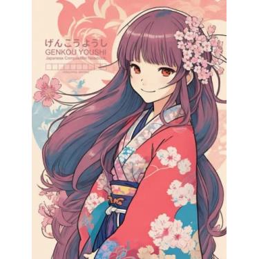 Imagem de GenkouYoushi, Japanse Composition Notebook: Grid Pattern Paper for Japanese Letter Handwriting Practice, Horizontal Writing