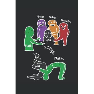 Imagem de Funny Math Memes for Students School teacher Math is easy: Lined Notebook Journal To Do Exercise Book Or Diary (6" x 9"inch) with 120 pages