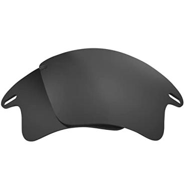 Imagem de NicelyFit Lentes de reposição para óculos de sol Oakley Fast Jacket XL armação de vidro (preto acetinado)