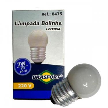Imagem de Lampada Bolinha Brasfort 7Wx220V. Leitosa - Kit C/25 Pecas, 220V