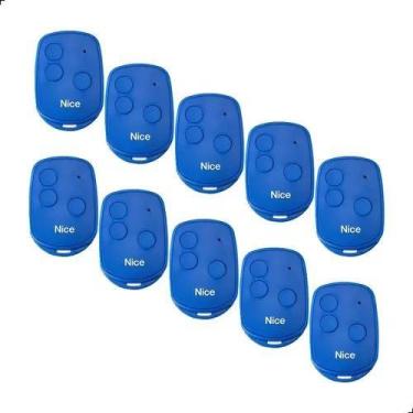 Imagem de KIT com 10 Controles NICE 434MHz DIG RF 3TB AZ-10