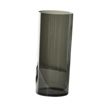 Imagem de WeiLaiKeQi Organizador de desktop de vaso de vaso de flores acrílico Arranjo floral para lareira Cozinha de escritório de casamento em casa, Mouth 15 Cm H 35 Cm