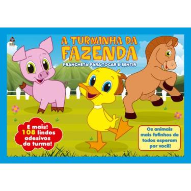 Imagem de Livro - Turminha da Fazenda - Prancheta para tocar e sentir