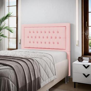 Imagem de Cabeceira Pegasus 160 Premium / A-044 Couro Artificial Rosa Bebê - ARA