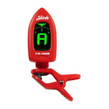 Imagem de Afinador digital cromatico - vermelho - STEVE