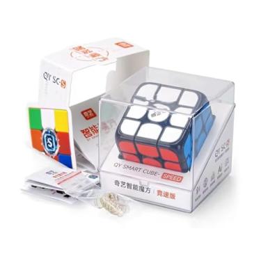 Imagem de Cubo Mágico 3x3x3 Qiyi Smart Cube Magnético Inteligente Bluetooth - Art