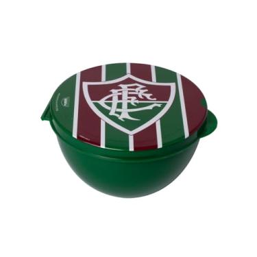 Imagem de Pote Decorado Fluminense 374 ml Lembrancinha Festa Lancheira Plasútil