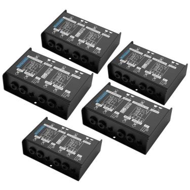 Imagem de Kit 5 Direct Box Passivo Duplo Wireconex WDI 500.2 Casador de impedância