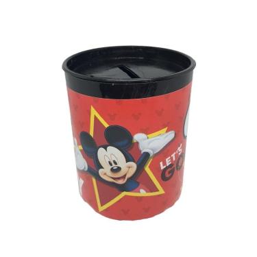 Imagem de Mini Cofrinho De Plástico Mickey Disney - 1 Unidade