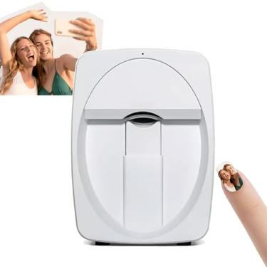 Imagem de KKSOUFX Impressora De Nail Art 3d Inteligente,Mini MáQuina PortáTil Para Pintura De Unhas,Suporte Wifi/FaçA Você Mesmo/Usb, 30s ConcluíDo, ResoluçãO De ImpressãO De 2400 Dpi
