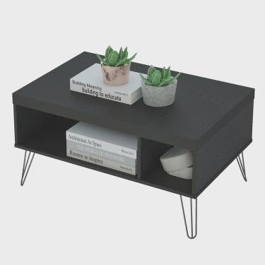 Imagem de Mesa de Centro Retangular 2 Nichos 91cm x 59cm Liberty