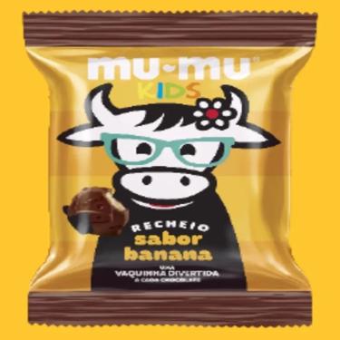 Imagem de Barra de Chocolate Recheado Mu-Mu Kids Banana 15,6g - Neugebauer