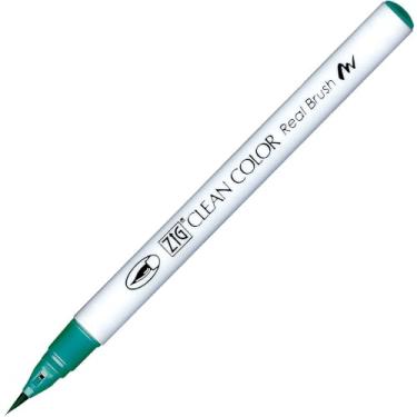 Imagem de CANETA ZIG PEN REAL BRUSH BLUE GREEN RB 6000AT 417