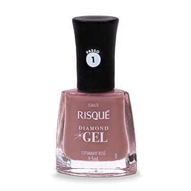 Imagem de Risqué Esmalte Diamond Gel Espumante Rosé Cremoso 9 5 Ml