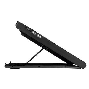 Imagem de Cooler Gamer Multilaser - 2 Coolers 14cm, Metal, USB, Preto, Metal, Ún