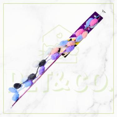Imagem de Brinquedos para Gatos Varinha com Pelúcia Colorida Interativo - Pet&CO