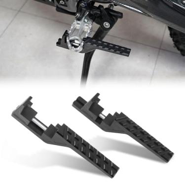 Imagem de URLWALL Pedaleira De Passageiro Atualizada E Extensora Para Sur Ron Segway X160 X260 Enduros/Talaria Sting Mx3 R Mx4 / Crf150F Crf230F 03-19 Crf250F 19-24, Alumínio Cnc Alargada