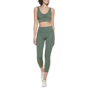 Imagem de Calvin Klein Sutiã feminino franzido com bojo removível, Floresta, PP