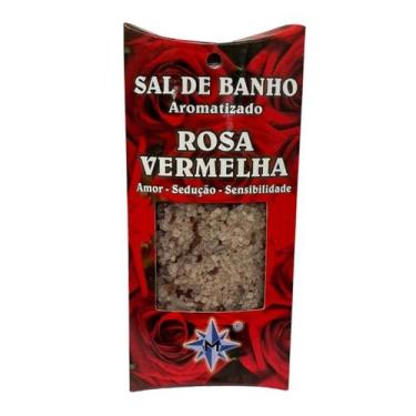 Imagem de Sal de Banho Aromatizado Hidro e Ofurô Rosas Vermelhas 100 g - Mandala