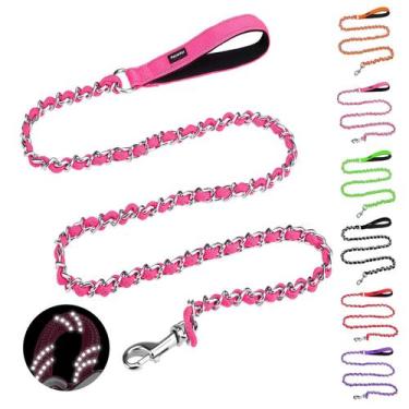 Imagem de Dog Leash Homimp Chew Proof Refletive de 6 pés para cães de médio port