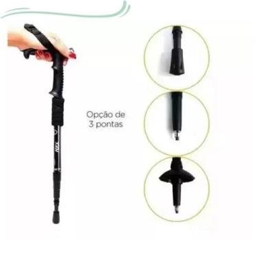 Imagem de Bengala De Caminhada Anti Impacto Ajustável Aluminio - CAMPSOR