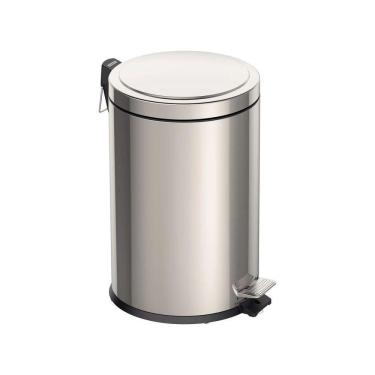 Imagem de Lixeira Com Pedal Tramontina Brasil Em Aço Inox Com Balde Interno 20 L