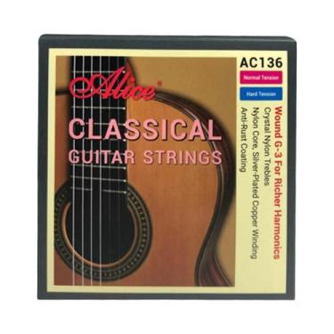 Imagem de Alice-cordas de guitarra acústica, fibra de nylon, instrumentos musica