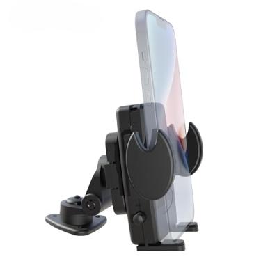 Imagem de Arkon Suporte adesivo de telefone para carro ou caminhão para iPhone X 8 7 6S Plus 8 7 6S Galaxy Note Retail Preto