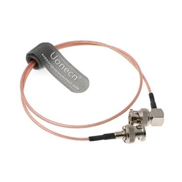 Imagem de Uonecn Cabo SDI HD flexível RG179 Ângulo direito BNC macho para ângulo direito BNC macho 75ohm Blackmagic HyperDeck Shuttle BMCC BMPC HyperDeck Câmeras, rosa, 60cm Straight-Right Angle BNC