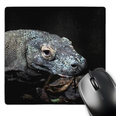 Imagem de 3dRose Mouse pad LLC 20 x 20 x 0,65 cm cabeça de lagarto Komodo Dragon (Mp_178502_1)