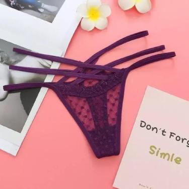 Imagem de Calcinha de Renda, Lady Lingerie ElaShopp, Roxo