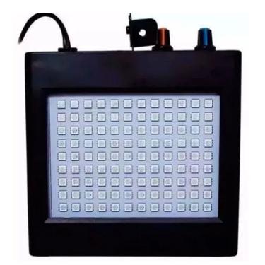 Imagem de Jogo De Luz Strobo Led Rgb Iluminação Festa 108 Leds Rítmico