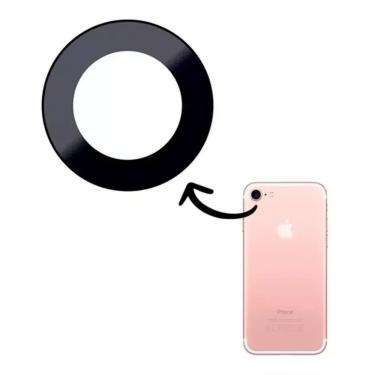 Imagem de Lente De Vidro Para Câmera Traseira Iphone 7 E 7g