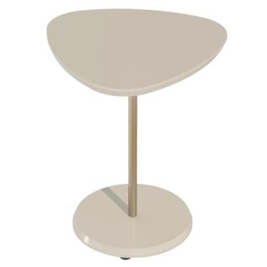 Imagem de Mesa Apoio Alta Mdf Para Sala De Estar 51 Cm 4695 Off White Arly