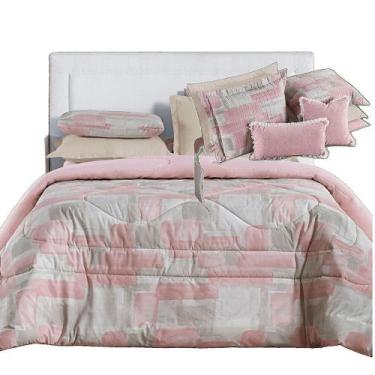 Imagem de Kit Coordenado Edredom E Cobre Leito Sensuale Super King - Casa Show E