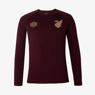 Imagem de Blusão Masculino Umbro Athletico Paranaense Treino 2025 - Bordo, P, Bo