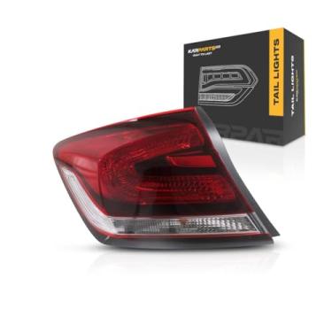 Imagem de Para Honda Civic Sedan 2013 2014 2015 Conjunto de luz traseira externa do lado do motorista certificado DOT | HO2804102 | 33550-TR0-A51