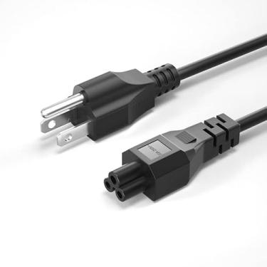 Imagem de QYD Cabo De Alimentação Ca 3 Pinos 1,2 M (4 Pés) Para Impressora Epson Wf 7840, 4740, 4830, 2850, Wf-3720, Wf-7720, Wf-2830, Et 4750, Et-15000 (Nema 5-15P Iec320C5), 1 Pacote