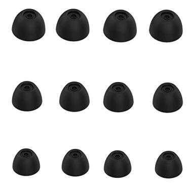 Imagem de Luckvan Pontas De Silicone Para Fones Ouvido Galaxy Buds 2, Substituição Samsung Buds+/Galaxy Pe, 6 Pares Lms, Preto