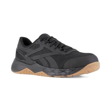 Imagem de Reebok Work Nanoflex TR Work CT Sapato Oxford masculino, Preto/Goma, 7 Wide