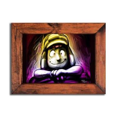 Imagem de Quadro com Moldura  - Chaves Ilustração - Loja Bluff, 40x50 cm