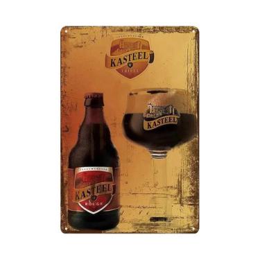 Imagem de Placa De Metal Vintage Rum Chouffe, Arte De Parede Retrô Para Homem, C