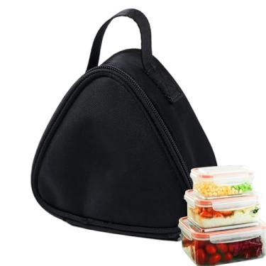 Imagem de Bolsa Térmica Para Almoço - Bolsa Reutilizável Pequena para Café da Manhã e Almoço,Impermeável Leve Para Homens Escritório Viagem Transporte De Comida