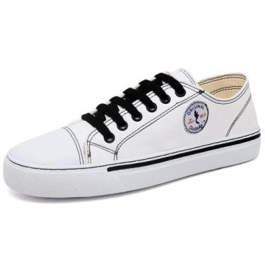 Imagem de Tenis Feminino Caixo Baixo Polo Casual Star Dudadia - RM, Branco, 34