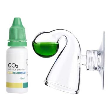 Imagem de Rhinox Kit de verificação de gota de vidro com reagente pré-misturado de 4dKH e pH, configuração de 3 minutos, 3 segundos para ler o resultado, a maneira mais rápida de garantir CO2 suficiente no aquário plantado, a mudança de cor reflete o nível de CO2