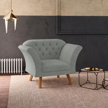 Imagem de Poltrona Decorativa Roseira Linha Grafite