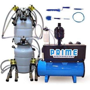 Imagem de Ordenhadeira mâcanica com Motor 2 Cv e 2 Conjuntos Duplos (4 Vacas) - 